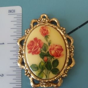 Vintage Floral Pendant